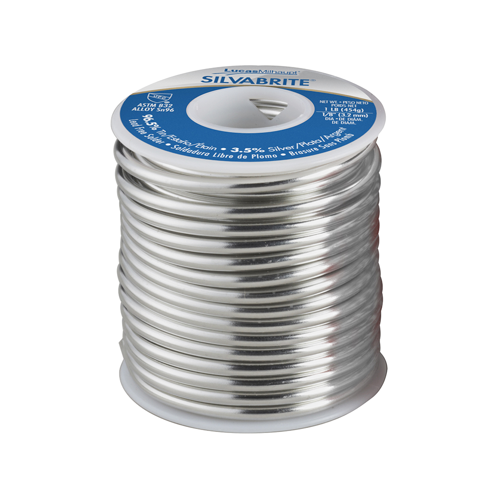 Solder, Spool, 1 lb, 0.125 in Dia