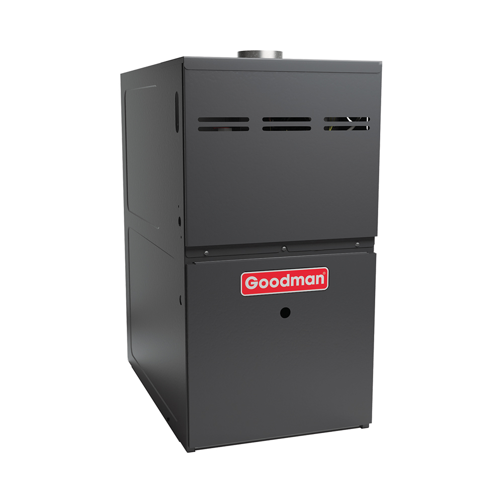 Goodman 80% AFUE Gas Furnace Variable Speed ECM, Two Stage