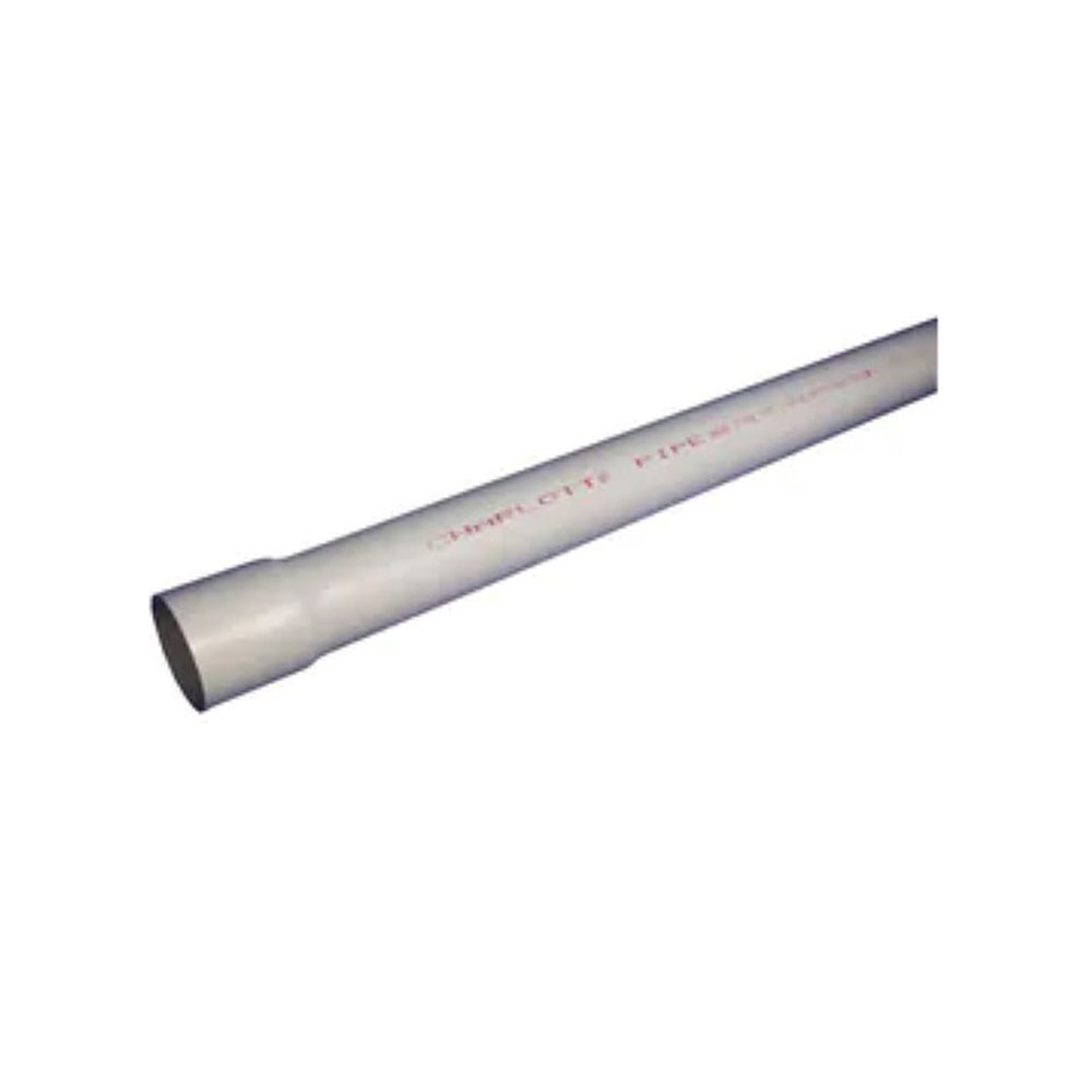 Pipe, 3/4 in Dia x 120 in Lg, PVC, Bell End, SCH 40