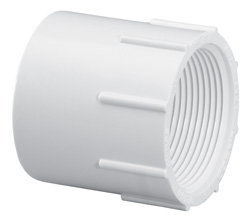 Coupling, 3/4 in x 3/4 in, S, PVC